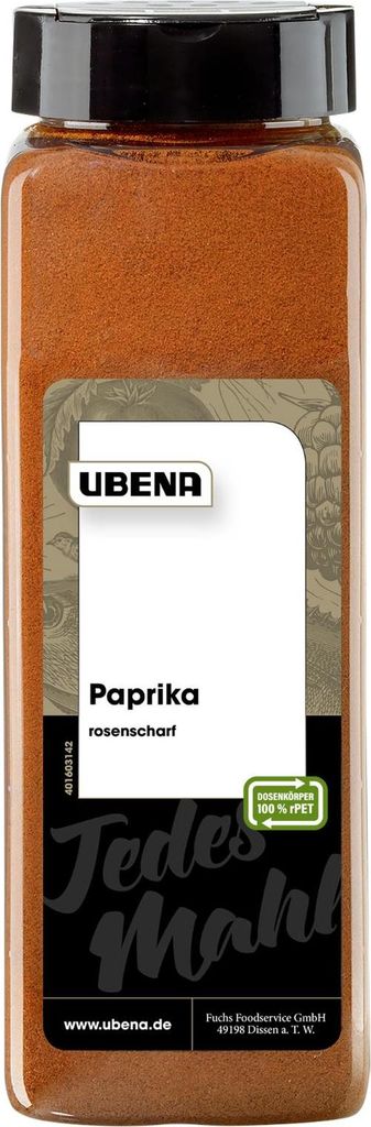 UBENA Paprika scharf Gewürz, 500,0 g Produktbild 