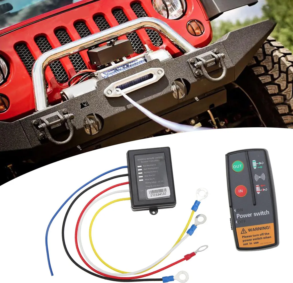 Telecomando Wireless Professionale per Verricello 12/24V 3 in 1 - 4