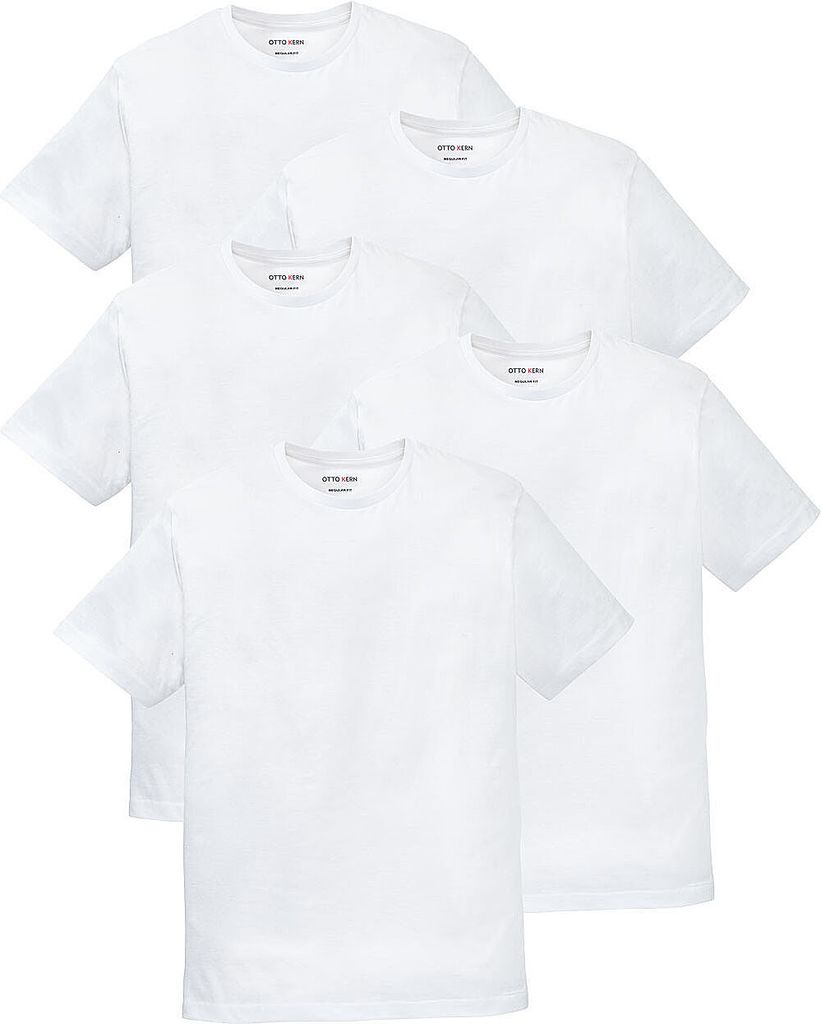 Otto Kern 5er Pack T-Shirts Rundhals aus reiner Baumwolle Produktbild 