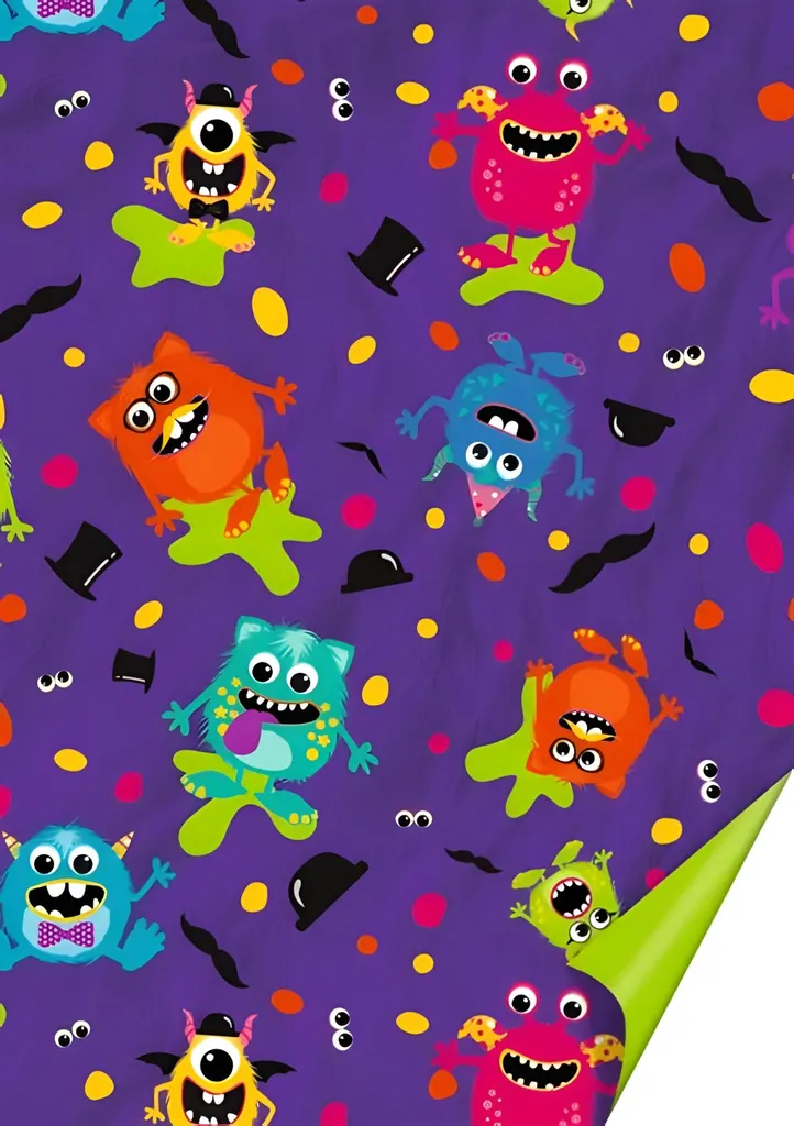 Carton de Bricolage Imprimé Monstres 50x70 cm Heyda pour Enfants et Pro