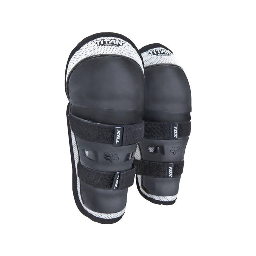FOX Pee Wee Titan, protège-genoux pour enfants, noir, Image du produit 