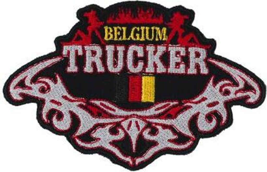 Aufnäher Patches Belgium Trucker Gr. ca. 12 x 7,8 cm 01646 Produktbild 