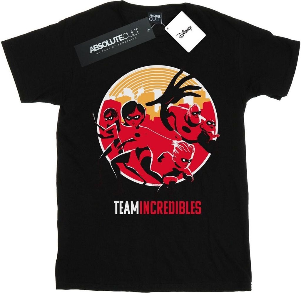 Disney - "Incredibles 2 Team Incredibles" T-Shirt für Herren BI51591 (L) (Schwarz)