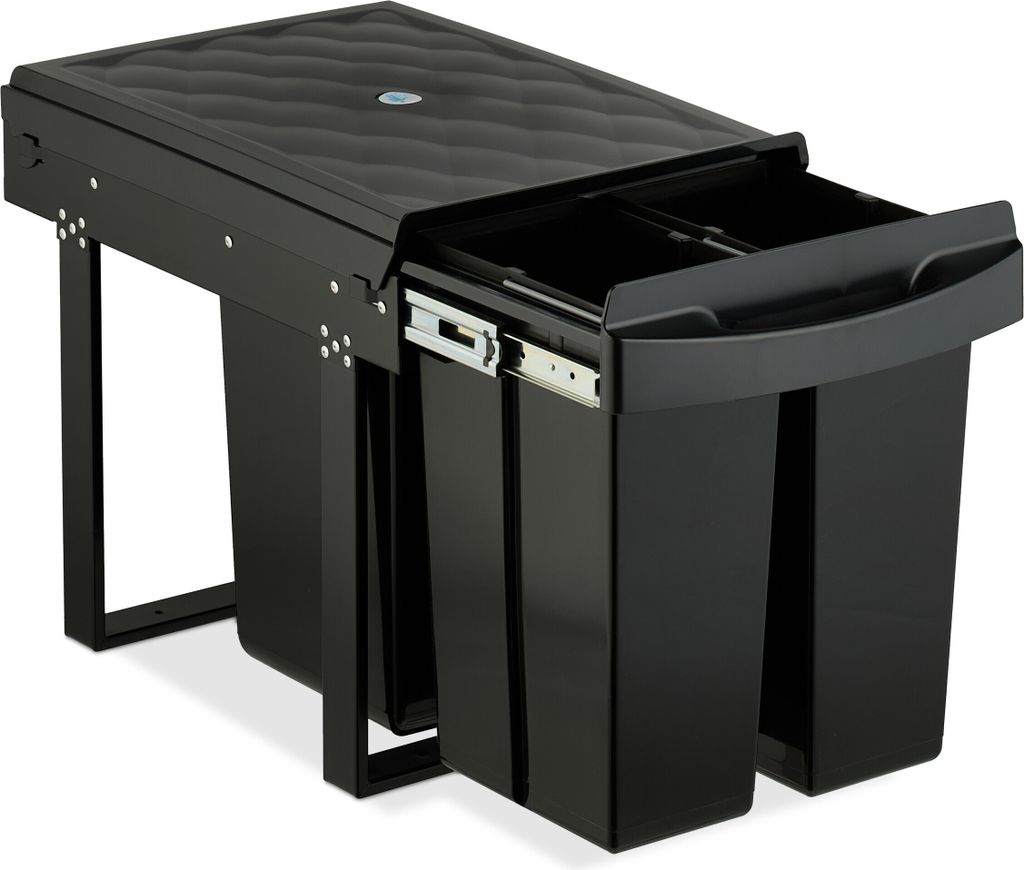 Relaxdays, cubo de basura empotrable, color Imagen del producto 