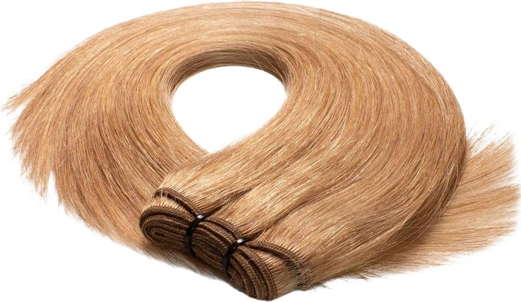 hair2heart Premium Echthaar Tressen zum Einnähen Extensions Produktbild 