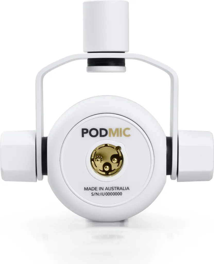 Microphone pour streaming et vidéo RODE PodMic White Edition blanc
