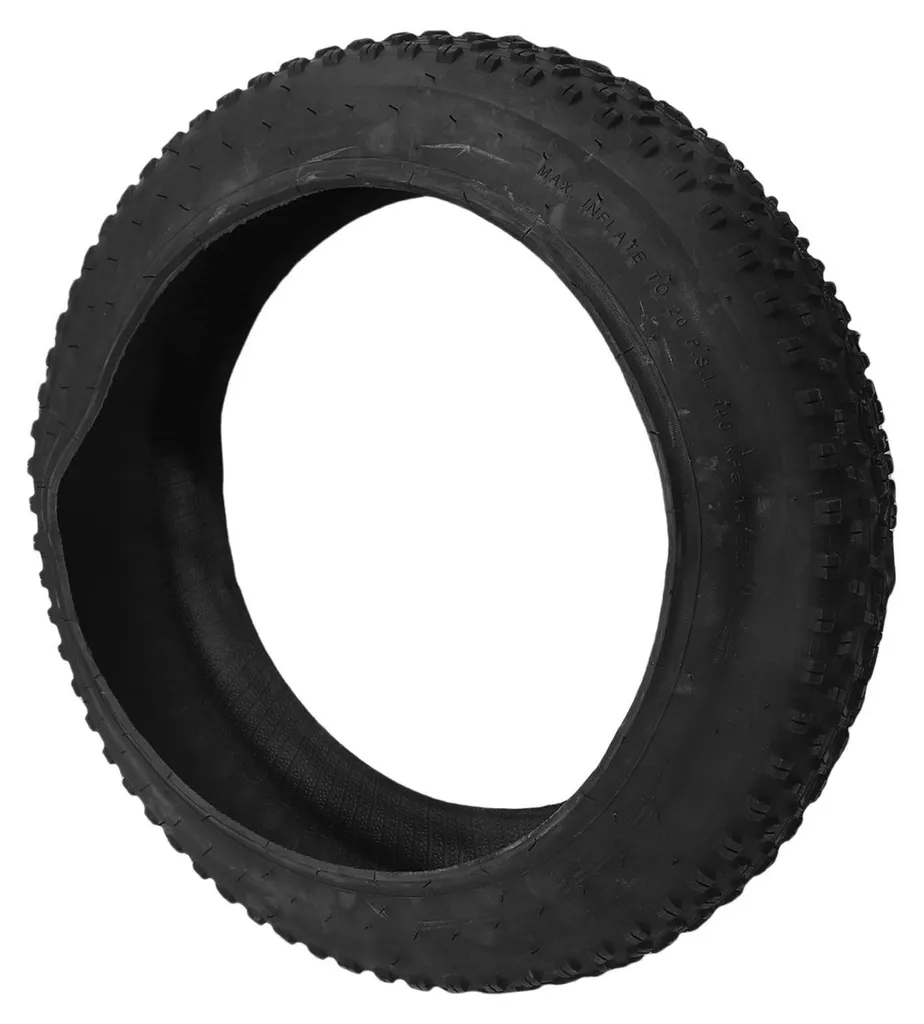 Pneu fatbike 20x4.0 anti-crevaison durable pour VTT électrique usé