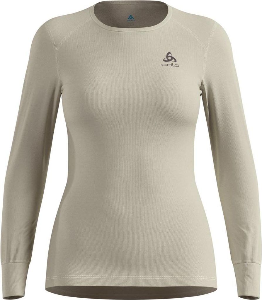 Active Warm Base Layer Langarmshirt, Damen - Odlo, Farbe:10867 agate gray, Größe:XL