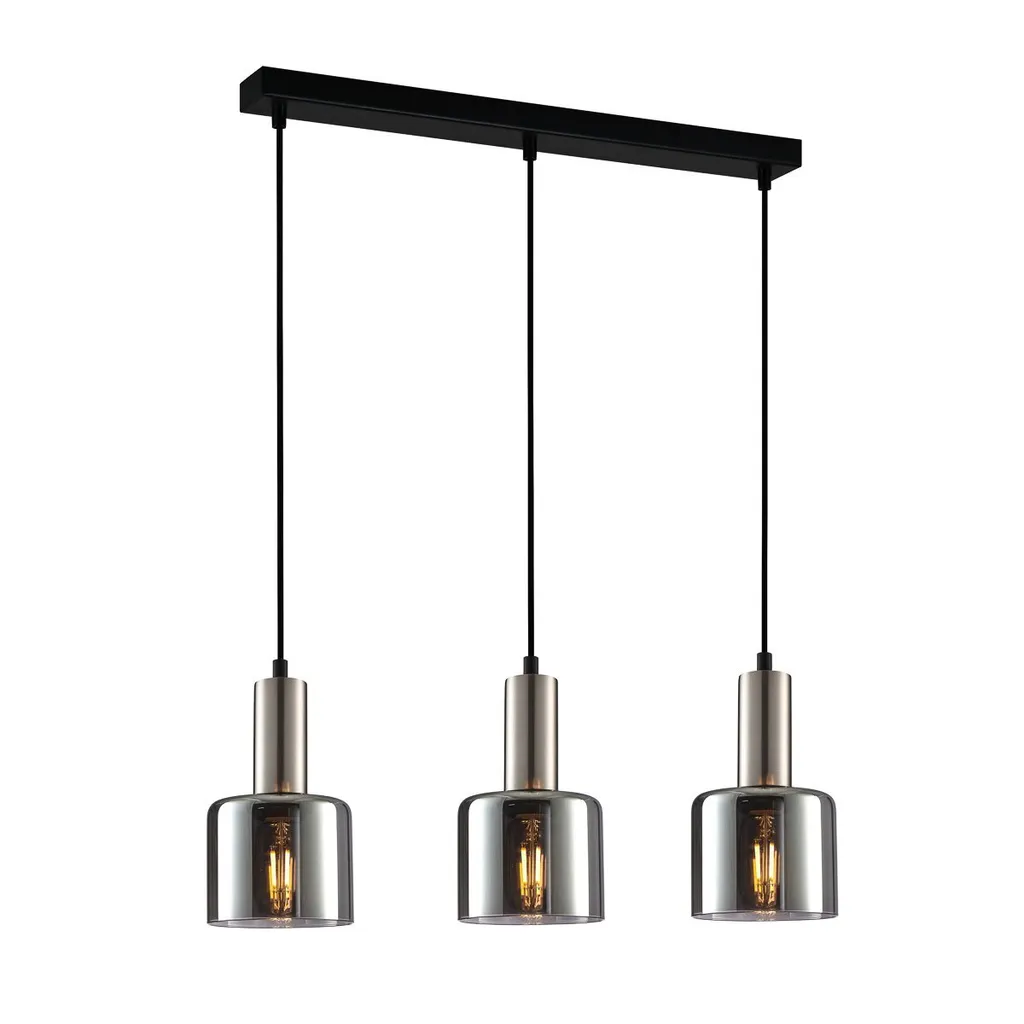 Italux Santia lampadario moderno argento PND-65342-3-SC+SG