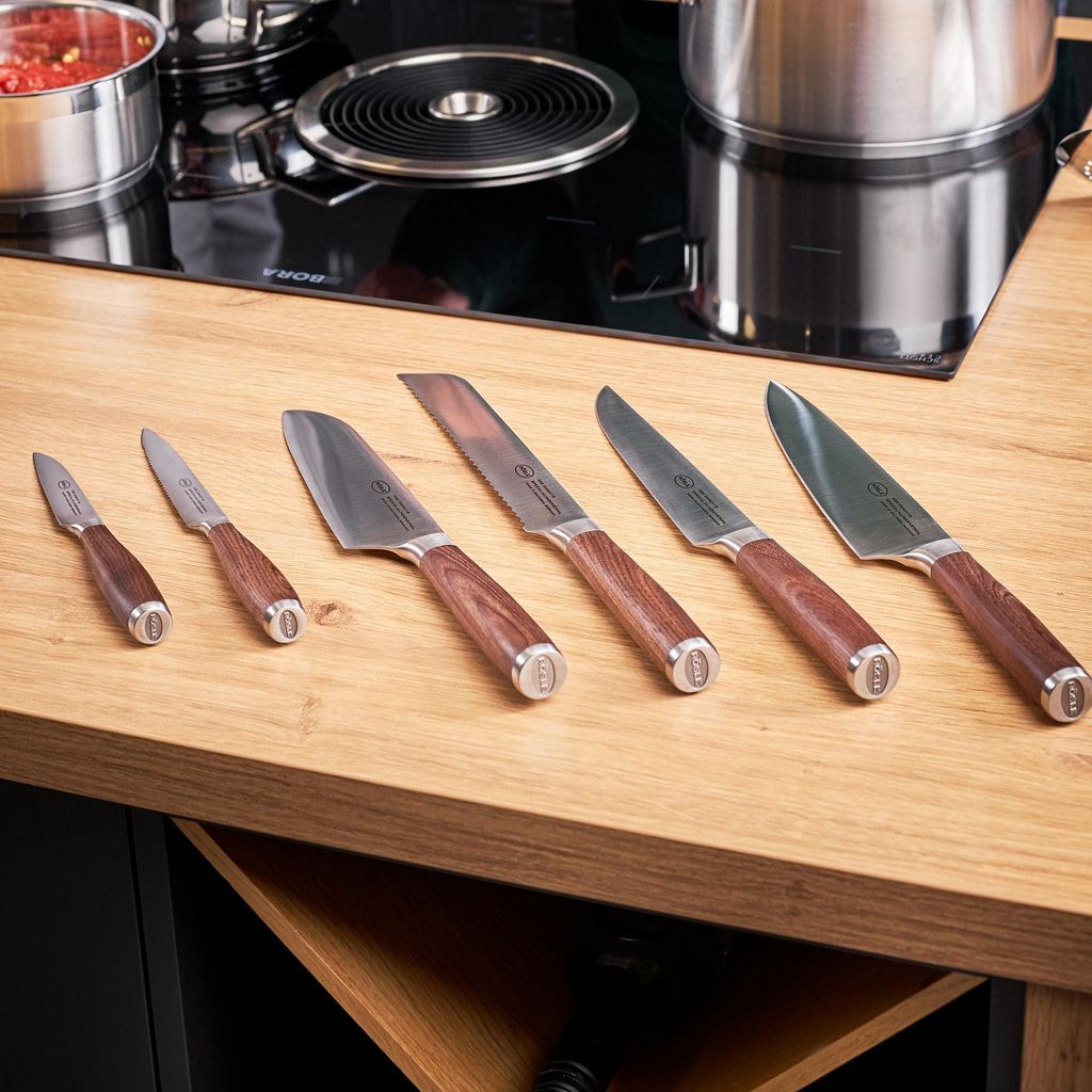 RÖSLE Santokumesser Masterclass Messer 12124 Nussbaum Produktbild 