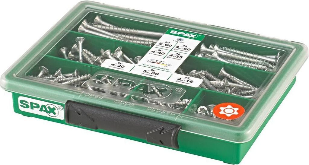 Spax Sortimentskasten Senkkopf TRX - 245 Stk. Produktbild 4