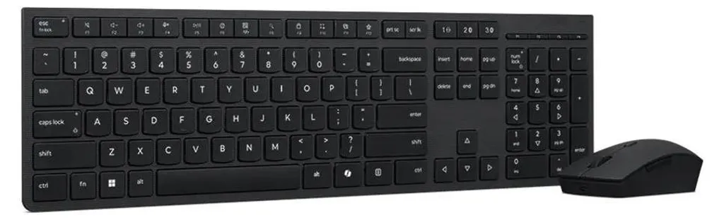 Pack Clavier et Souris Sans Fil Lenovo 4X31R64351 avec Touches Ciseaux