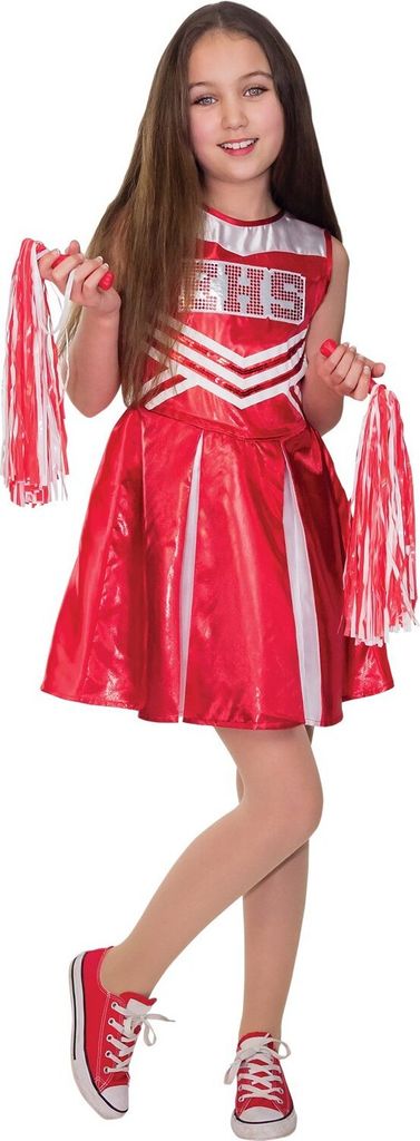 High School Musical Cheerleader Kinderkostüm Kindergröße: 128