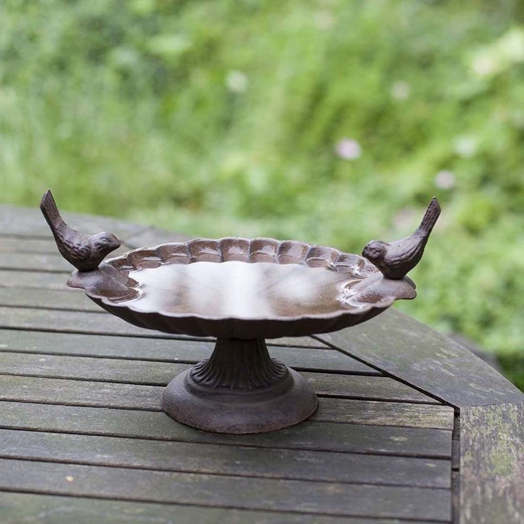 Esschert Design Vogeltränke Fuß Gußeisen 2 Vögel; FB162 Produktbild 15