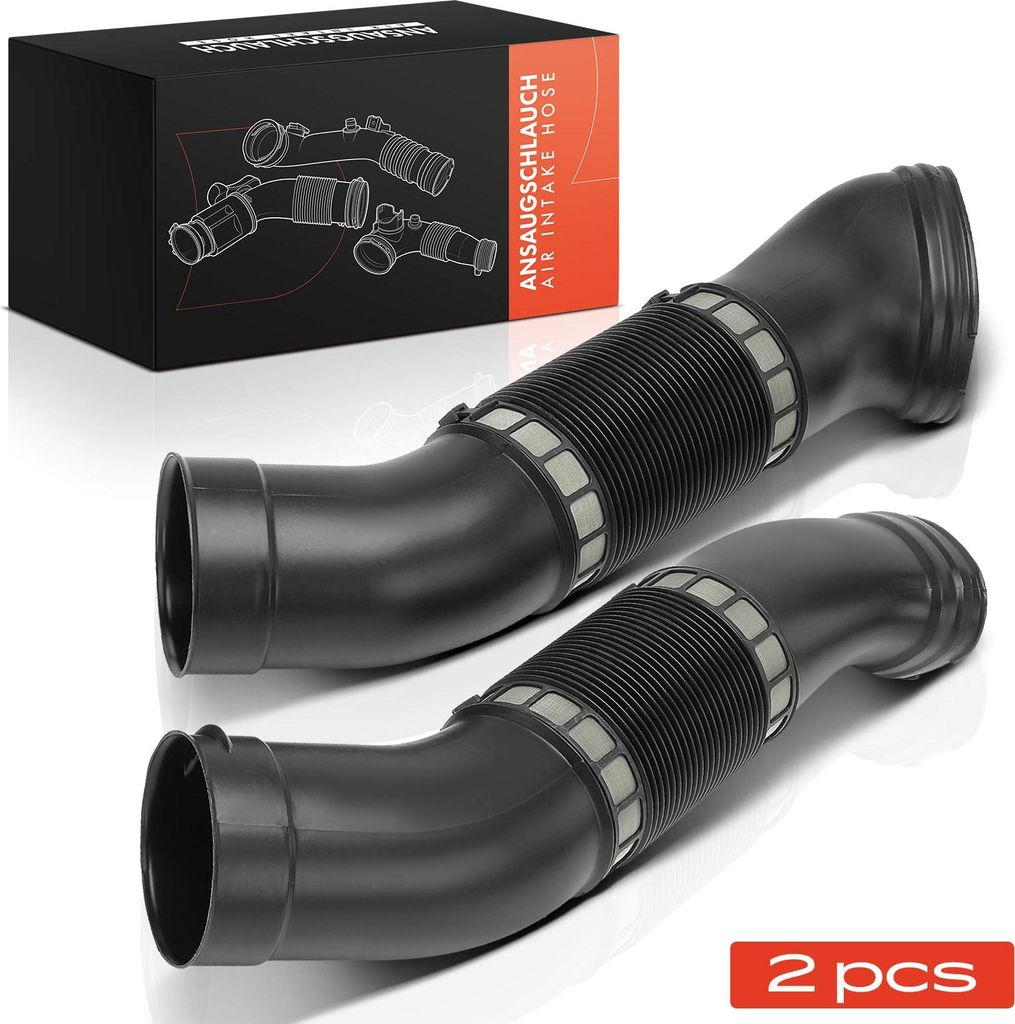 Frankberg 2x Ansaugschlauch, Luftfilter für Mercedes-Benz S-Klasse W220 1998-2005