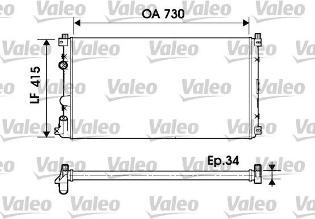 Solution surchauffe : Radiateur moteur VALEO pour Master et Movano