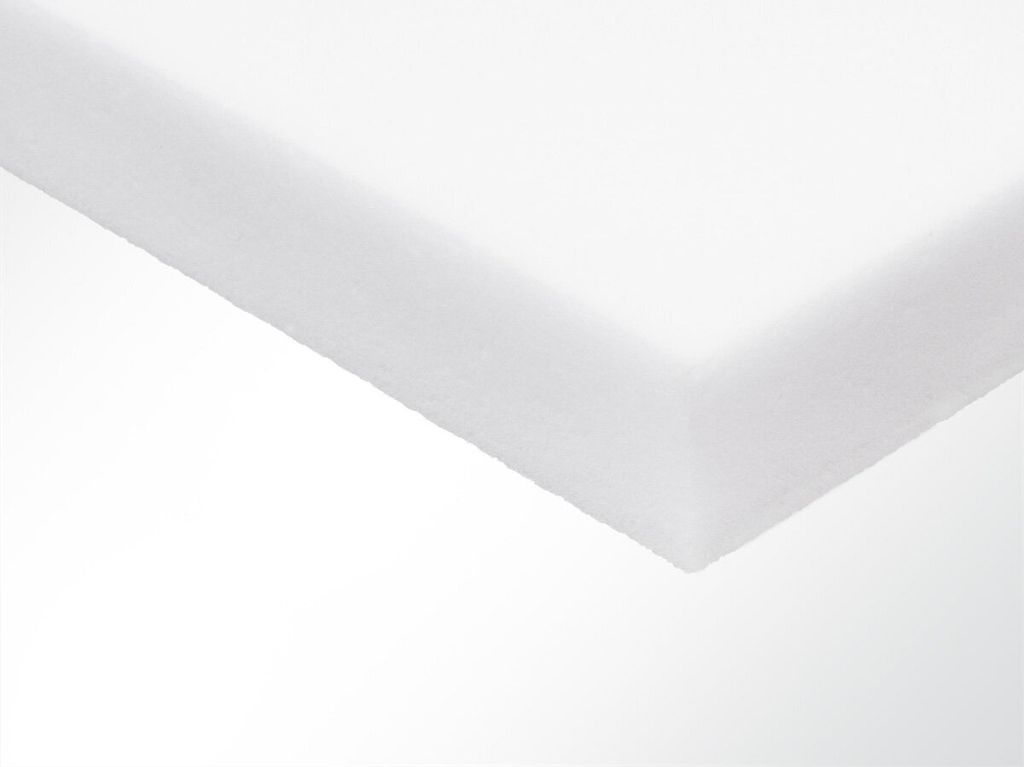 Schallabsorber Basotect 100x50x2cm weiß Schallschutz Schalldämmung Akustikschaumstoff für Wand und Decke