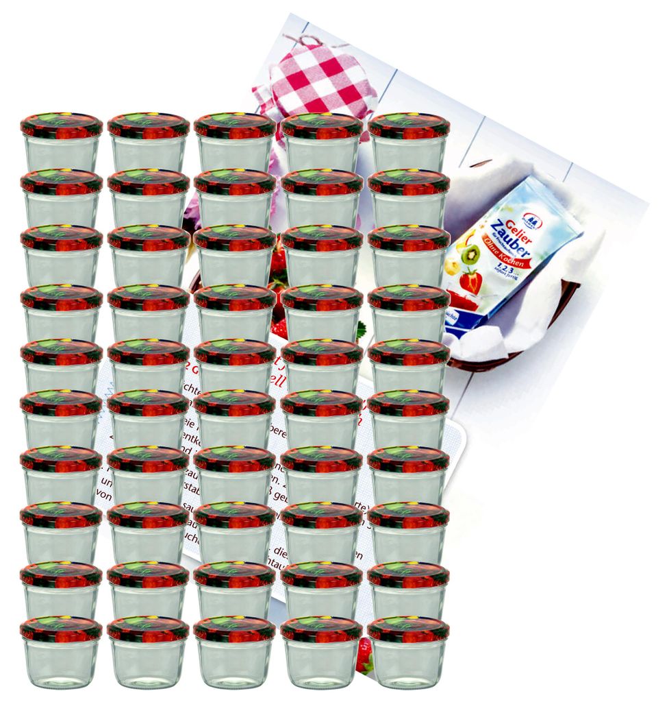 lot de 50 pots 230 ml To 82 fruits avec couvercle et livret Image du produit 