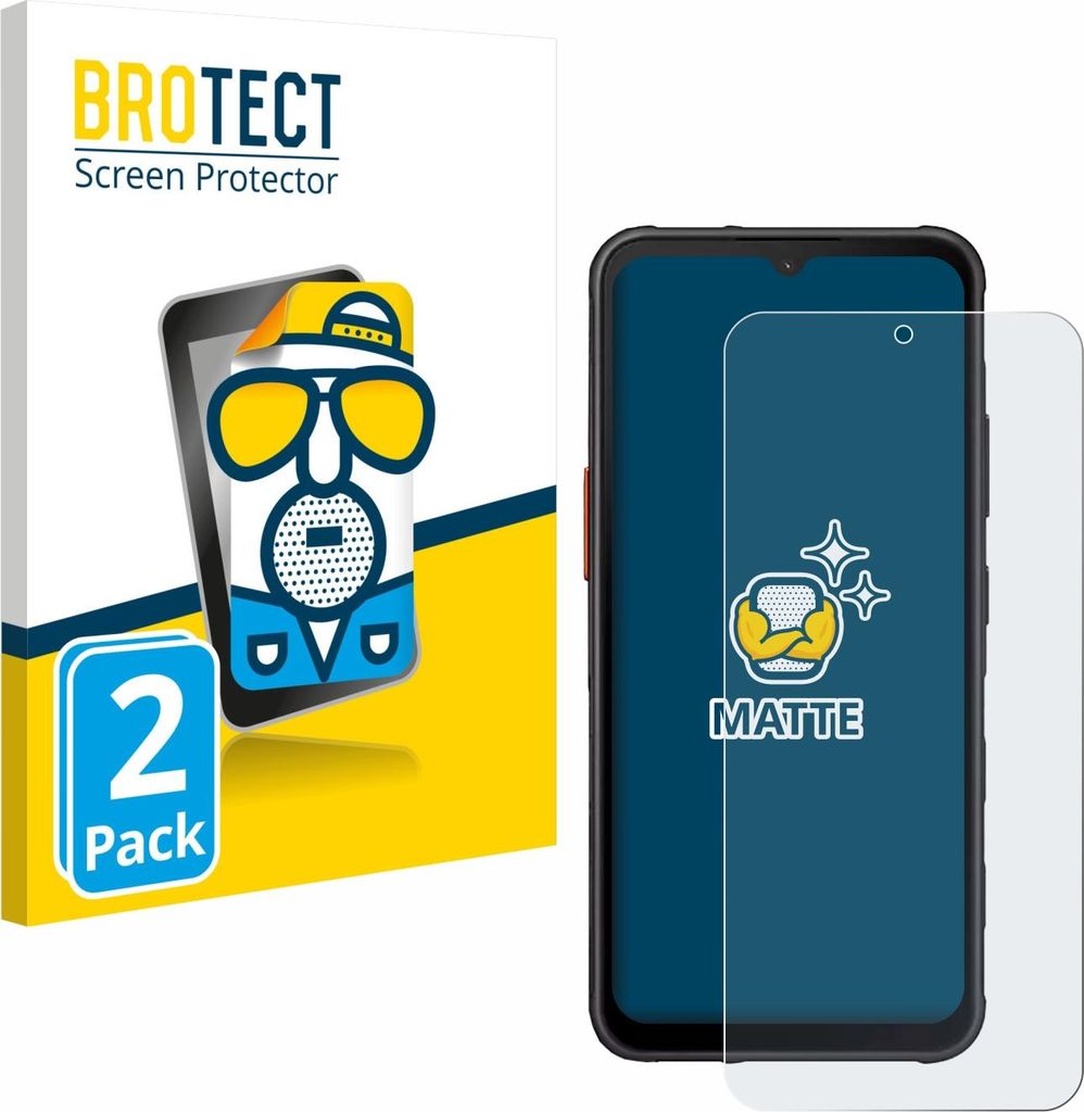 2x BROTECT Schutzfolie für Samsung Galaxy XCover 7 Pro Displayschutz Displayschutzfolie Folie Matt Entspiegelungsfolie
