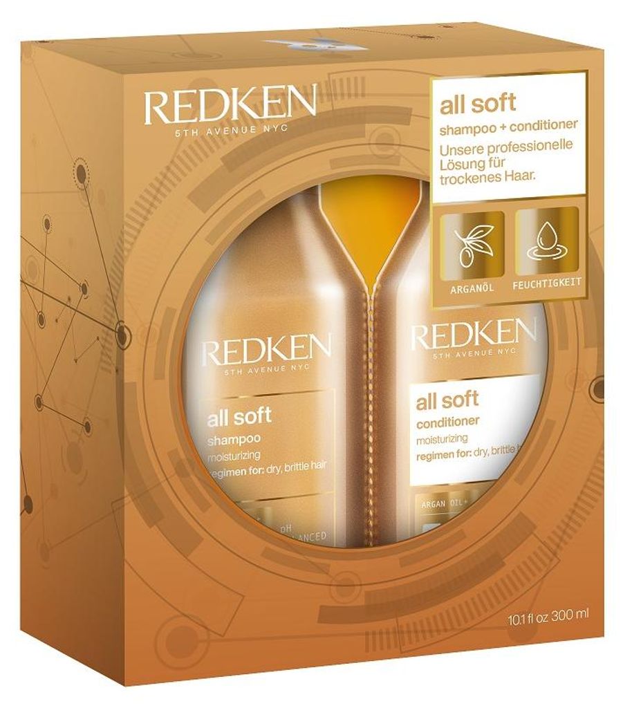 Redken All Soft Spring Coffret - Shampoo 300 ml + Produktbild 