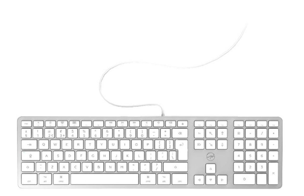 Mobility LAB ML311838 USB Tastatur UK-Englisch, QWERTY, Mac Silber
