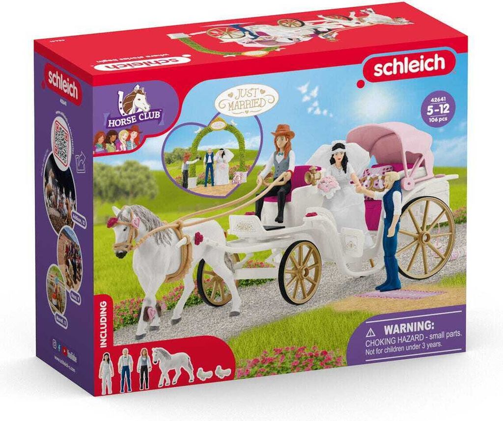 schleich HORSE CLUB Hochzeitskutsche - 42641, Wedding Produktbild 