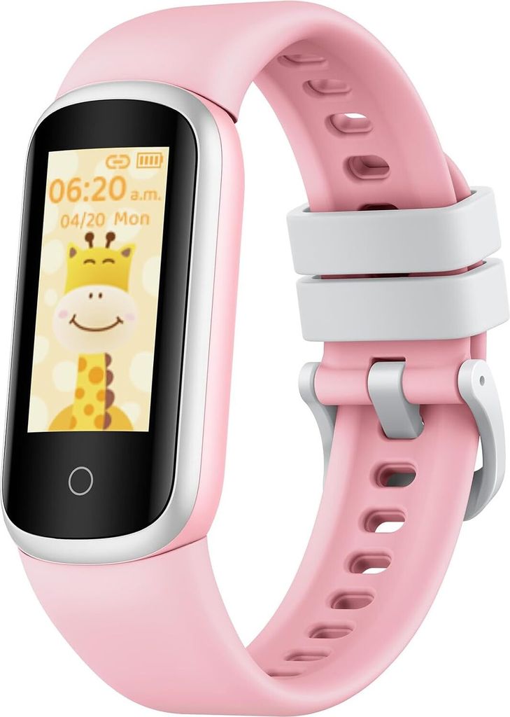 Smartwatch Kinder Fitness Tracker mit Schrittzähler Aktivitätstracker Kalorienzähler Herzfrequenzmesser Schlafmonitor WasserdichtAndroid und IOS
