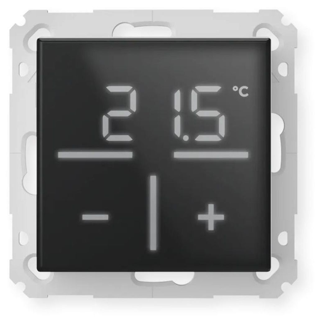 Homematic IP Glas-Wandthermostat | HmIP-WGT-A | Schwarz