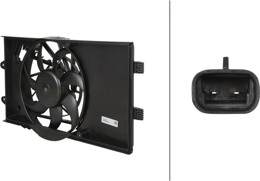 Ventilateur moteur 12V 102W HELLA : évitez la surchauffe OPEL CORSA