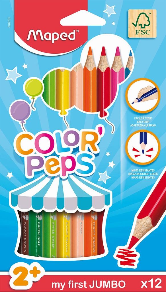Maped my first crayon de couleur triangulaire COLOR'PEPS Image du produit 