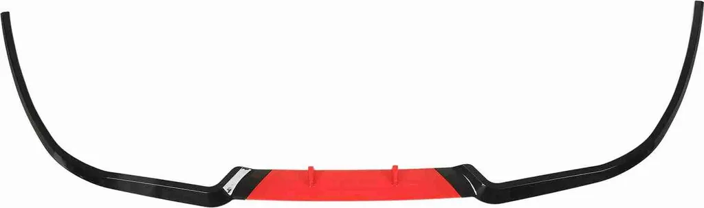 Lèvre de pare-chocs avant rouge 114 cm pour Seat Leon - Splitter Sport