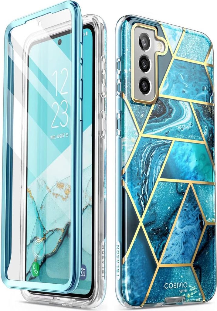 Blaue Bumper-Hülle Für Samsung Galaxy S22+