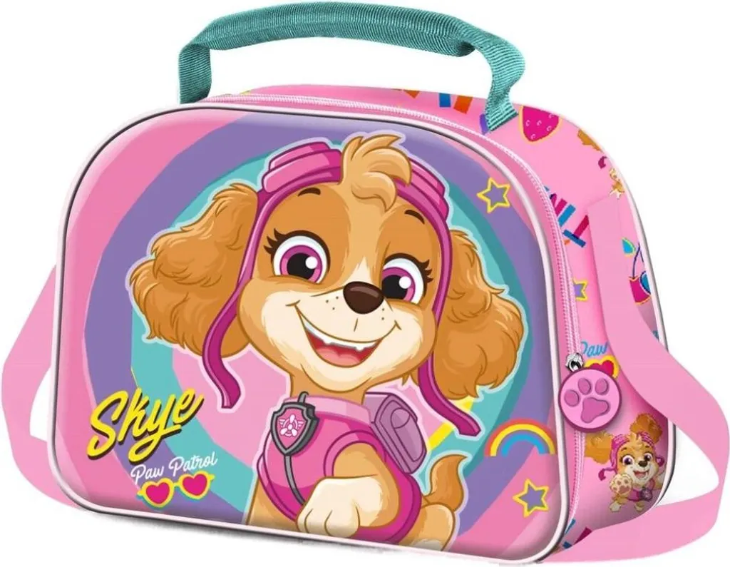Sac repas 3D Paw Patrol Happy - Boîte déjeuner rigide avec relief enfant