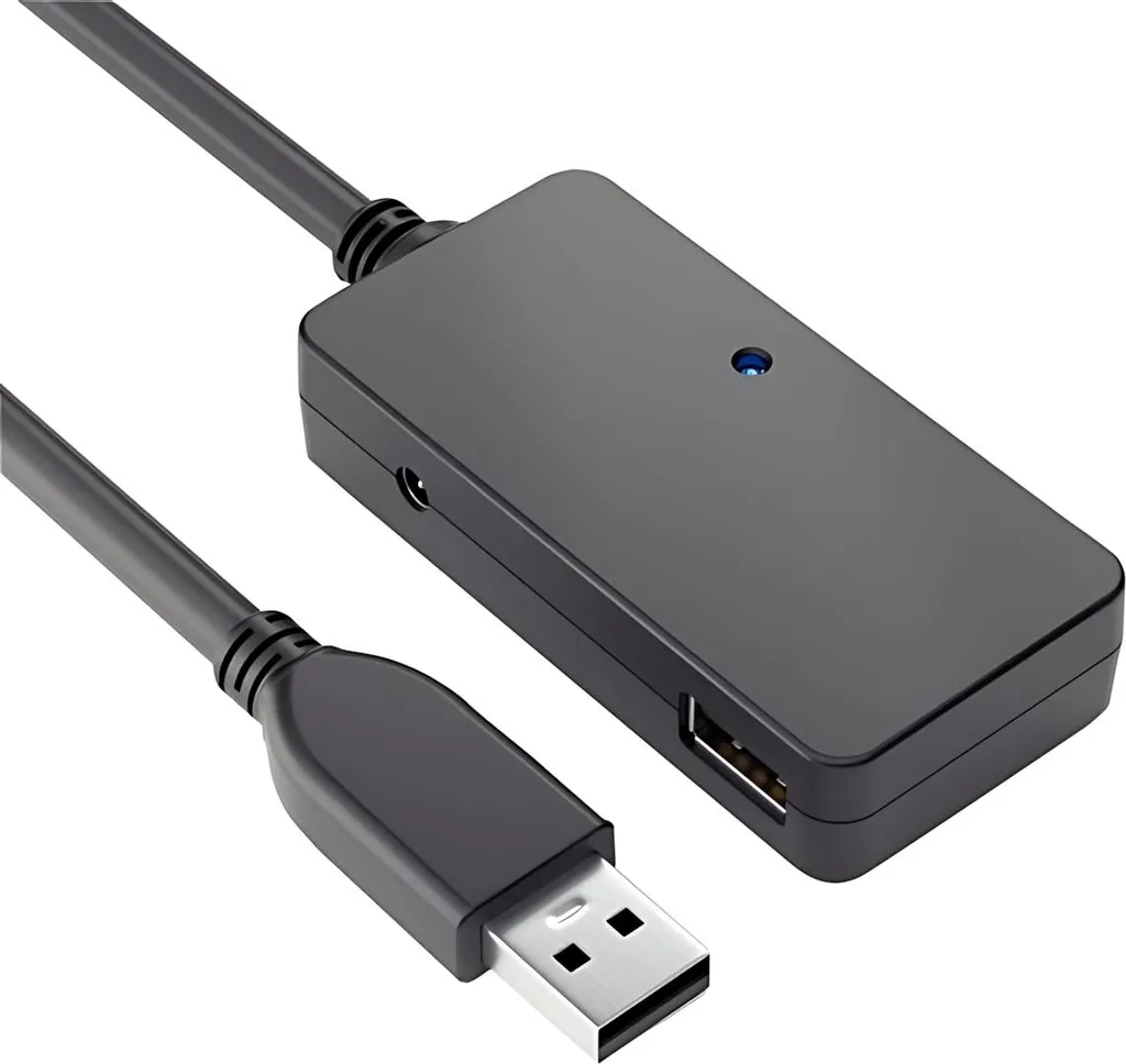 Extension USB 3.1 10m pour Caméra et Imprimante avec Hub 4 Ports