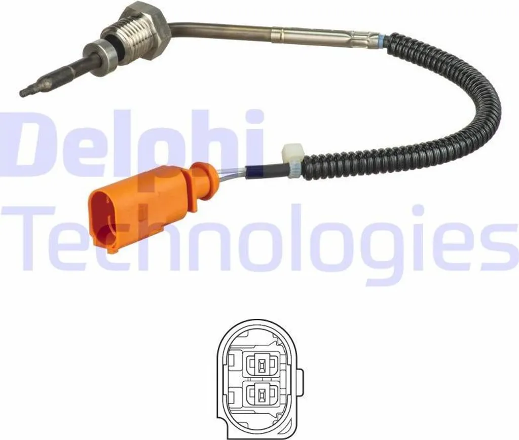 Sensore Temperatura Gas Scarico Delphi TS30146 OE 03L906088F Audi A4 A5 Q5