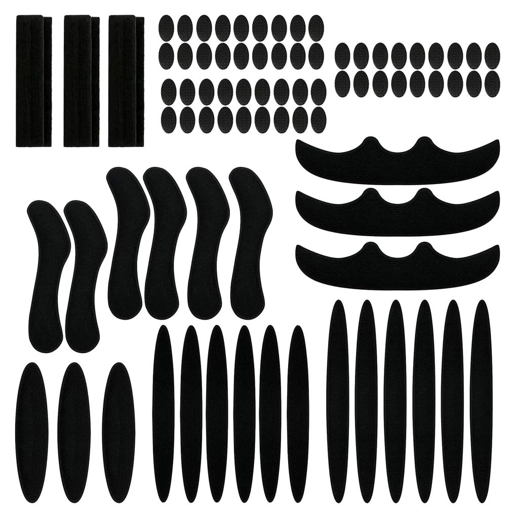 3er Set Ersatzpolster für Fahrradhelme, Universelle Helmpolster, Schaumstoff-Kit für Helme, Universal Helmpolster für Fahrrad und Motorrad (Schw...