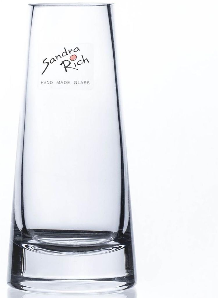Sandra Rich 865-12-99, Konisch geformte Vase, Transparent, Produktbild 