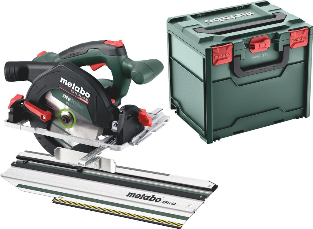 Metabo Akku-Handkreissäge KS 18 LTX 57 BL in Metabox, ohne AKKU 691223000