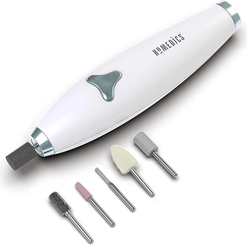 HoMedics MAN-1700-EU Kit Manucure Pédicure Électrique 6 en 1 avec 8 Vitesses