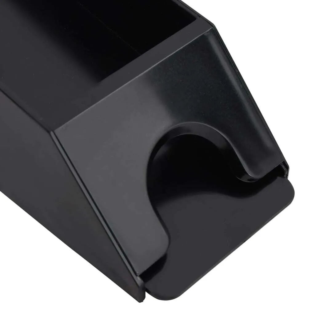 Distributeur de cartes double deck noir - Accessoire de table de jeu - 9