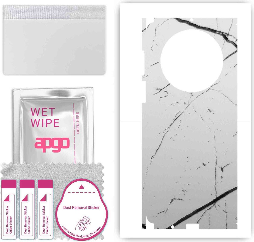 apgo Rückseite + Seiten Schutzfolie, Skin, kompatibel mit Huawei Mate X3, Hinten Displayschutzfolie aus Vinylfolie, kratzfest, einfache Montage - ...