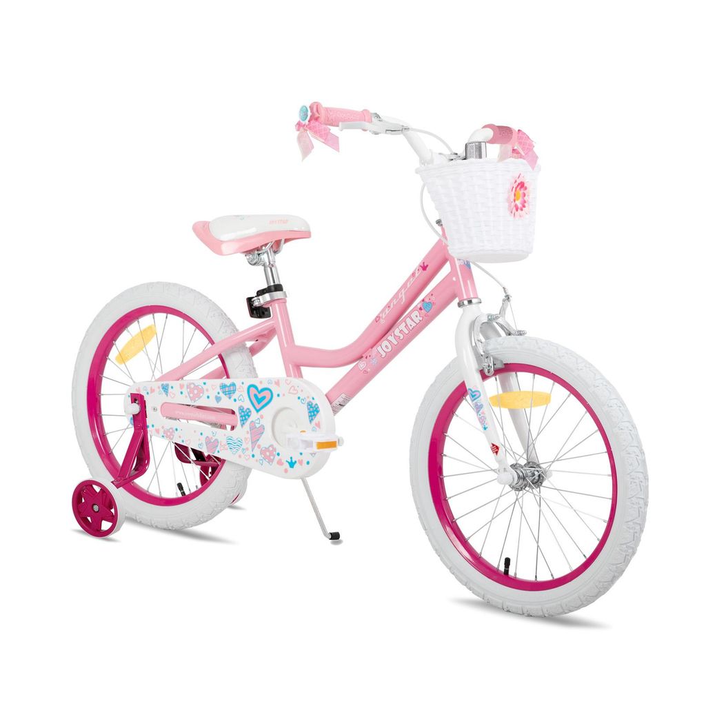 HILAND Vélo d'enfant 18 pouces pour filles avec panier & Image du produit 