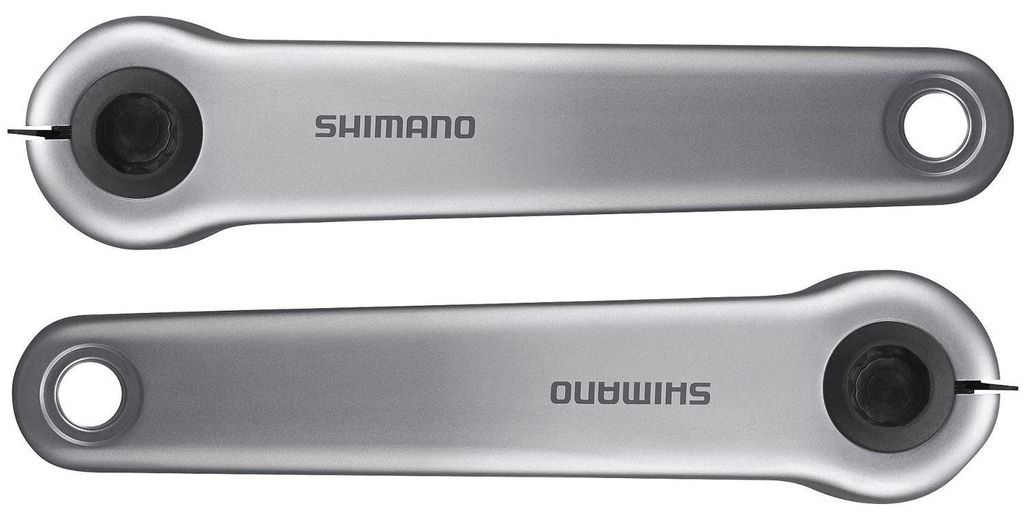 SHIMANO Kurbelarmset E-BIKE SYSTEMS FC-E6100 - 175 mm, Silber