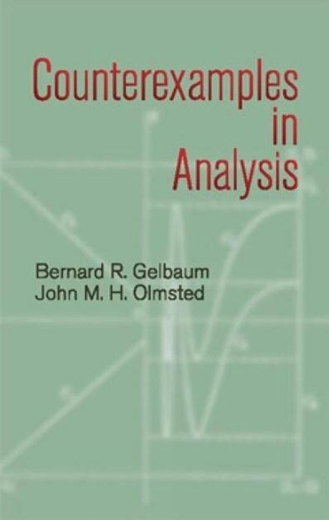 Counterexamples in Analysis