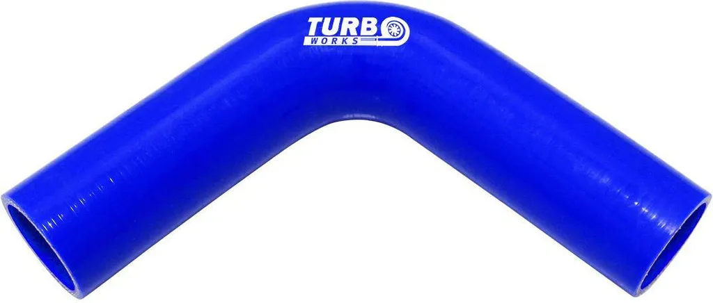 Coude en silicone 90° TurboWorks Blue 38 mm XL pour durite d'admission air