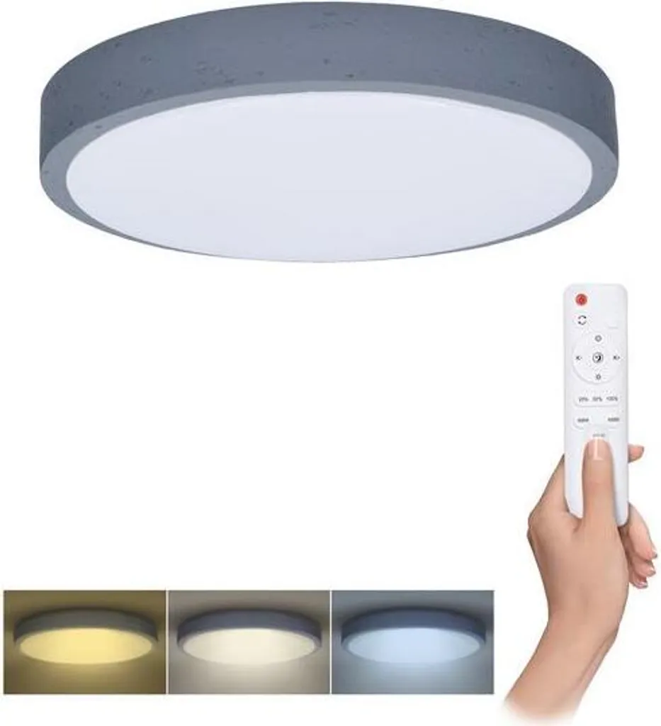 Solight WO8002 Plafoniera Design Grigio 4200lm | Illuminazione Smart LED