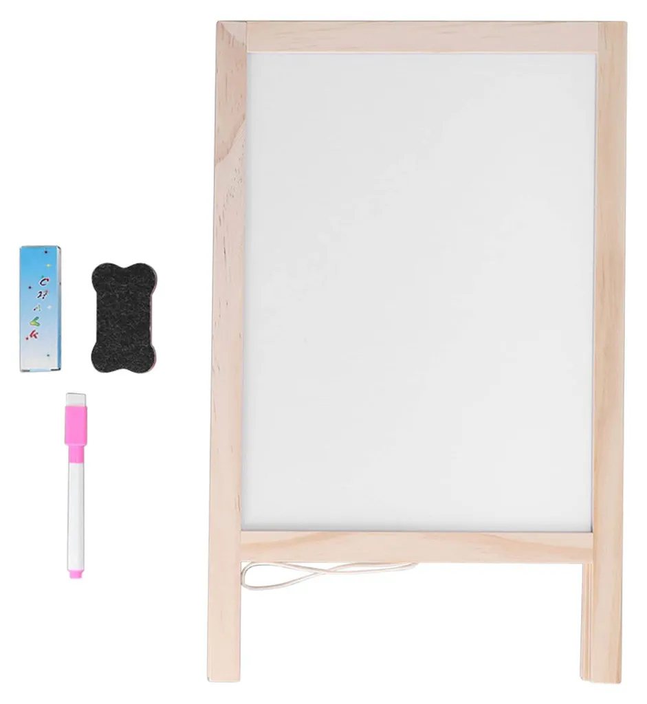 Chevalet pour enfants double face pliable en peuplier 25 x 40 cm