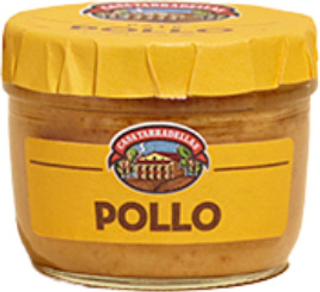 Paté Casa Tarradellas | Hühnerpastete ohne Gluten | Proteinreich & streichzart | 125 g Glas