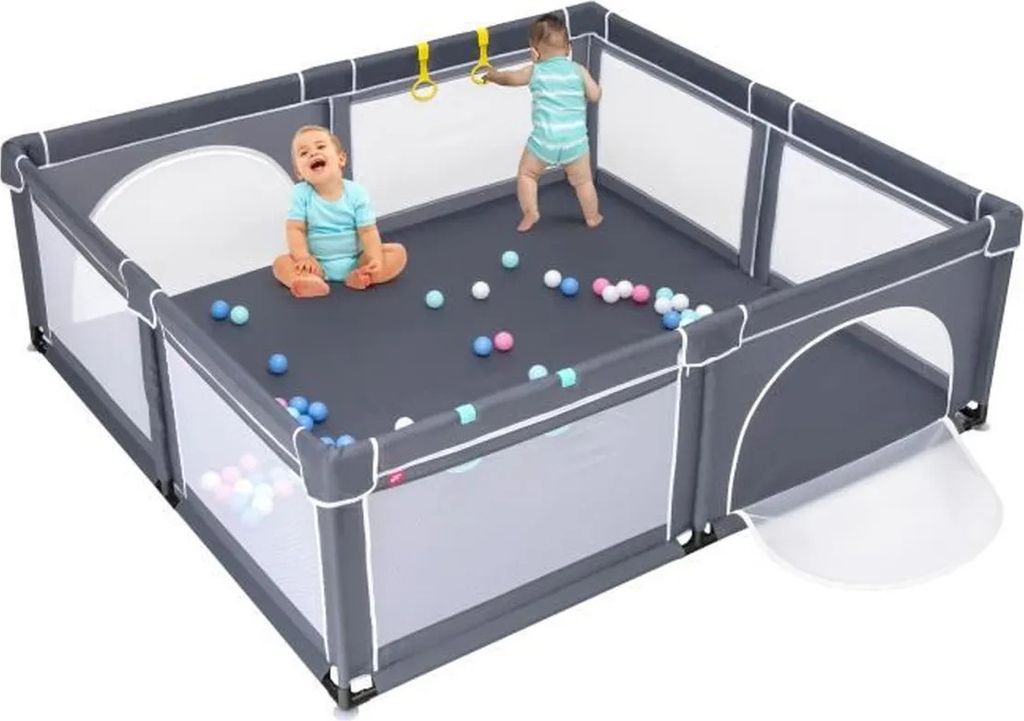 Baby Laufgitter faltbar Laufstall Absperrgitter mit 50 Produktbild 