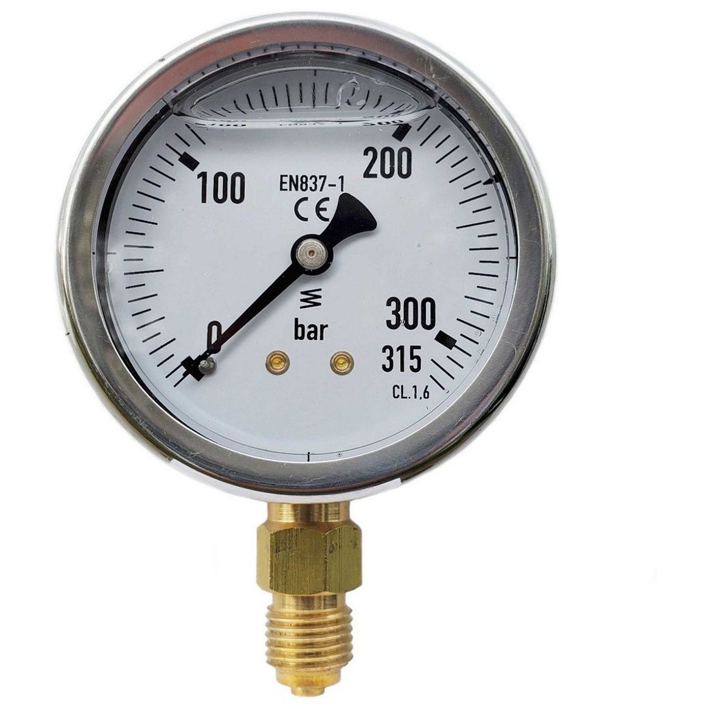 Metalsub Technical Air 0-315 Bar Steel One Size